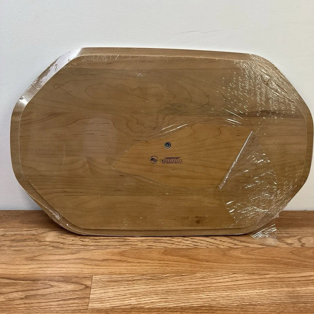 Longaberger Lid for 2006 Natures Host‎ Work Basket, Warm Brown w/Knob 50443 NEW